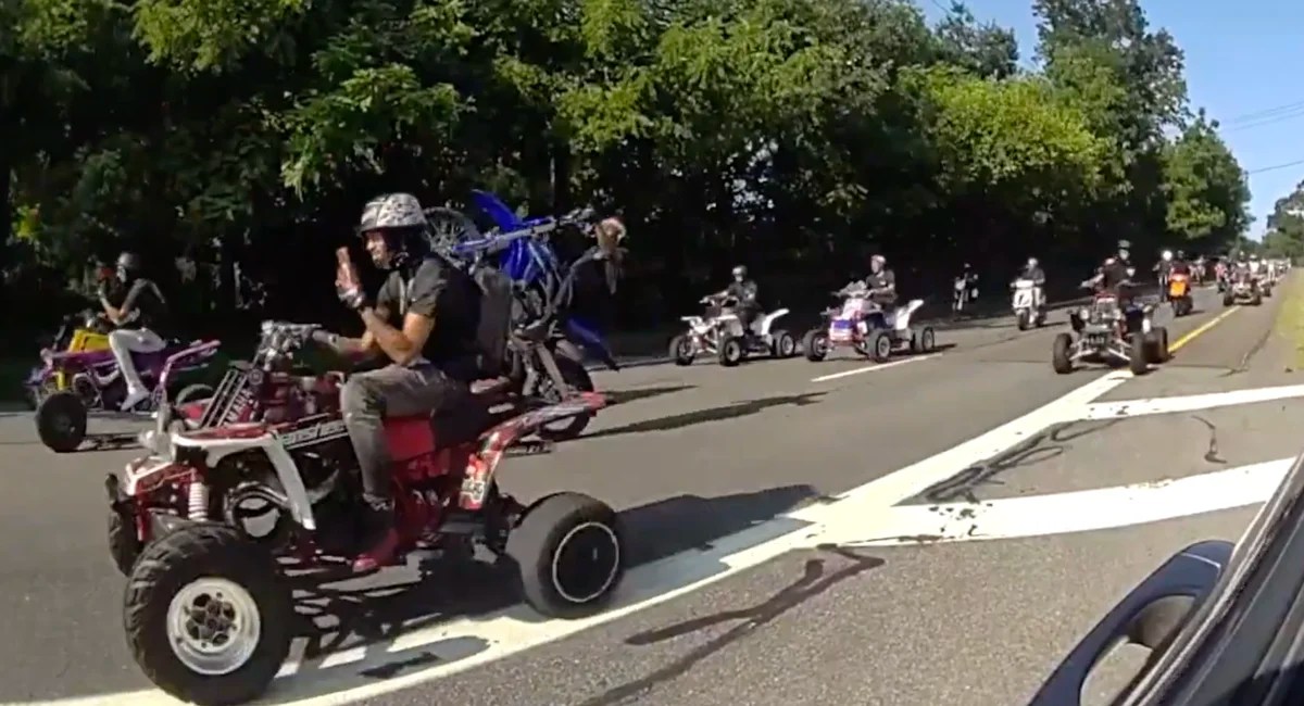 3 Arrested After 200-Vehicle ATV and Dirt Bike Street Takeover on Long Island (2026)